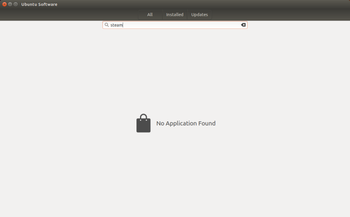 Steam, missing in Software