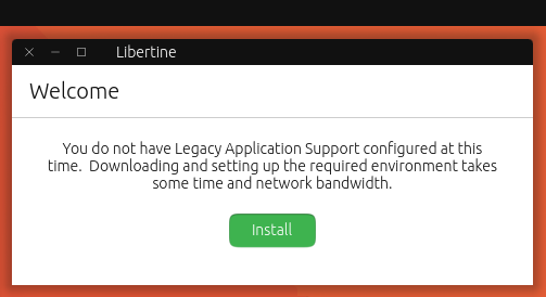 Libertine, begin setup