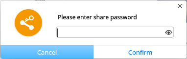 Share password