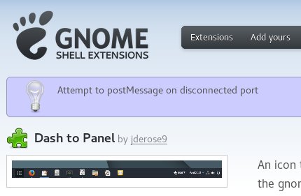 FF52 & Gnome extensions nonsense