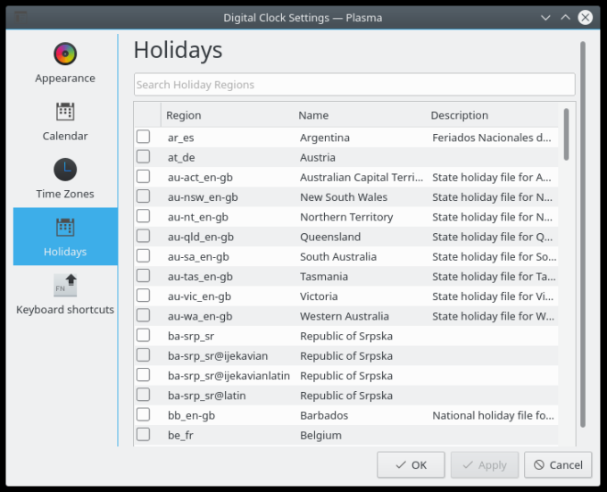 Calendar improvements