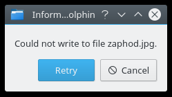 Cannot write to phone