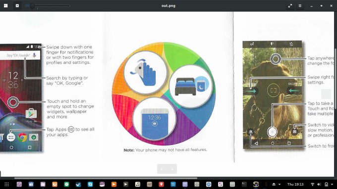 300dpi scan image, color