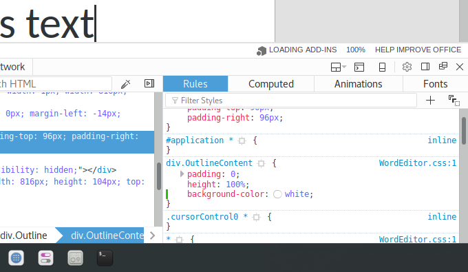 Background color changed, zoomed