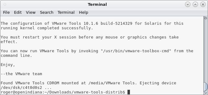 VMware Tools worked
