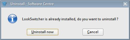 Uninstall software