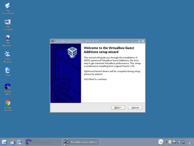 Virtualbox wizard