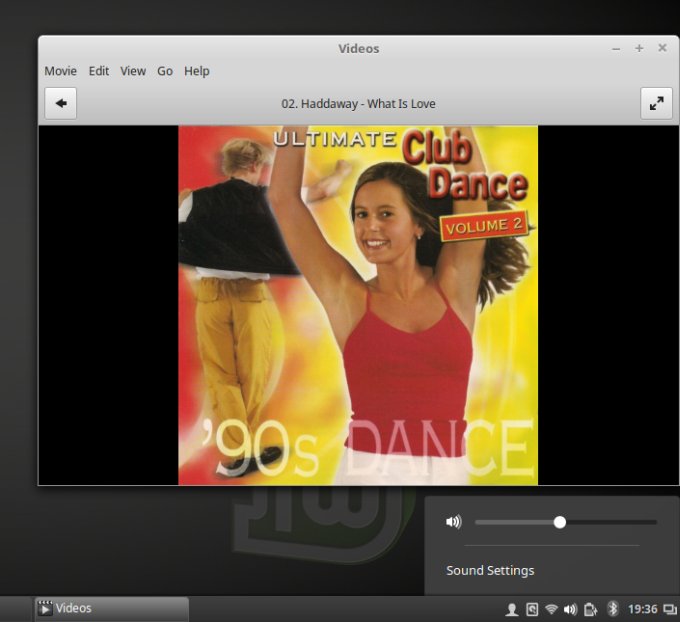 MP3 playing, no system area context menu