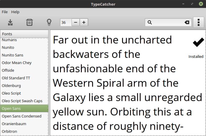 Typecatcher