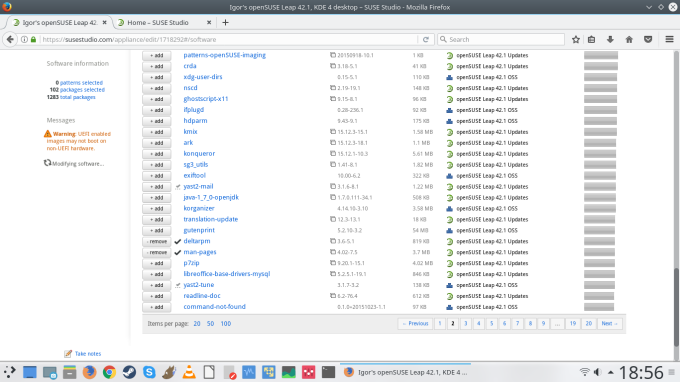 Adding software and getting lost