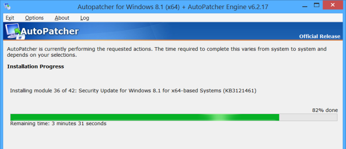 Autopatcher downloading updates
