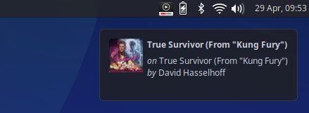 System area notification