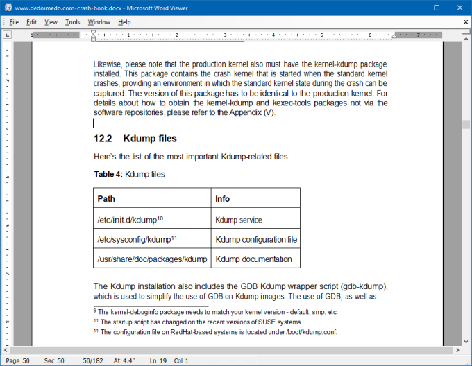 Word Viewer, good conversion