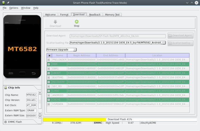 Android firmware flash