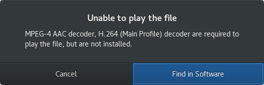 Codecs missing
