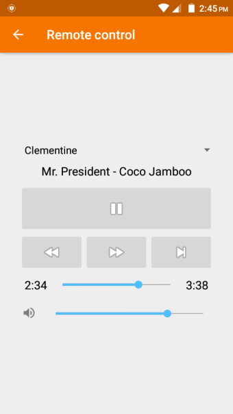 KDE Connect, phone screenshot