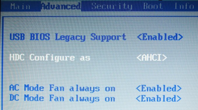 AHCI vs IDE mode in BIOS