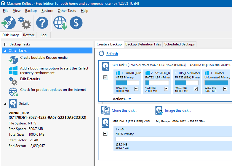 Create bootable media