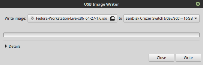 USB Image Writer