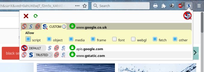 Working with Noscript 10