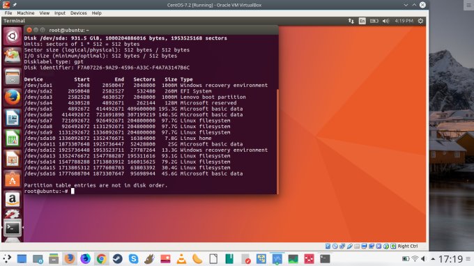 Booted, raw disk access