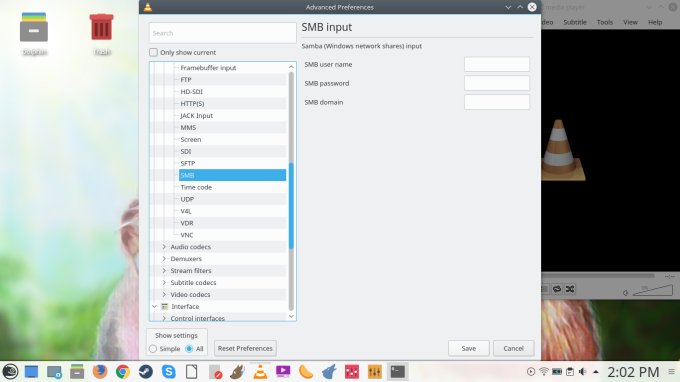 Kubuntu version, SMB module