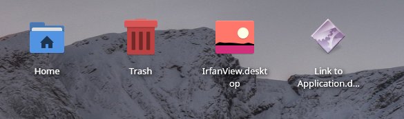 Desktop app link created