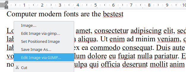 Image edit shows twice