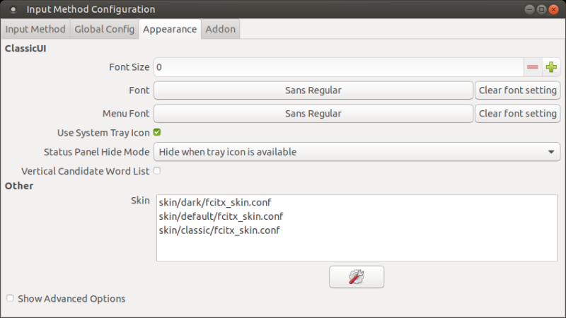Keyboard indicator settings nonsense