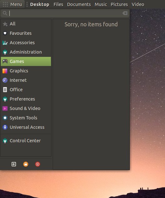 Menu, Games category does not show Steam