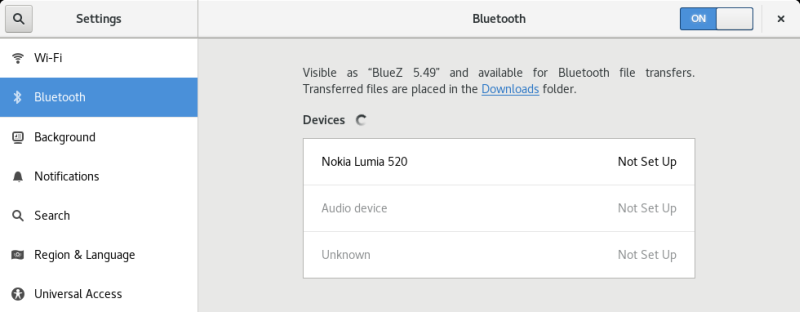 Bluetooth, long discovery