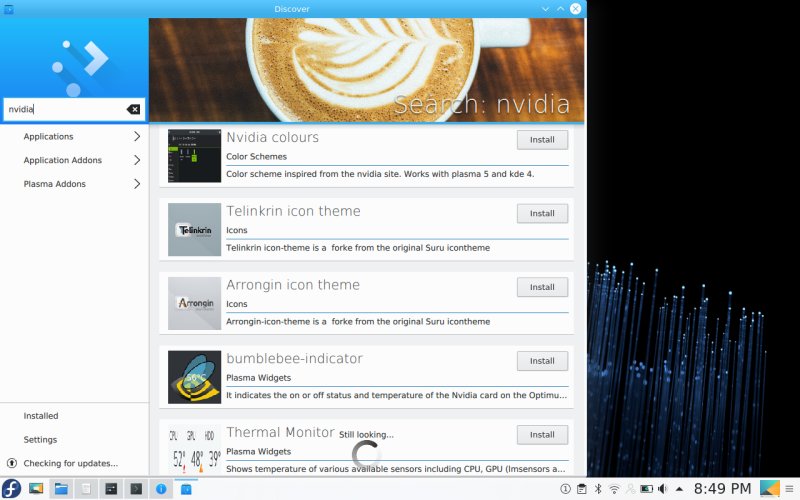 No Nvidia drivers in Discover