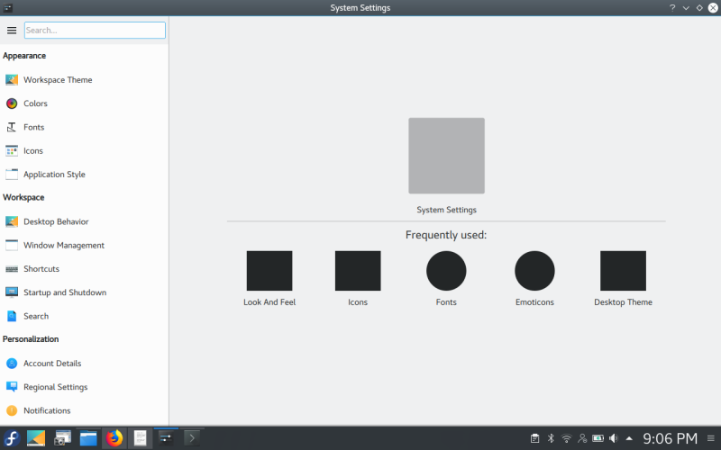 Symbolic icons all of a sudden