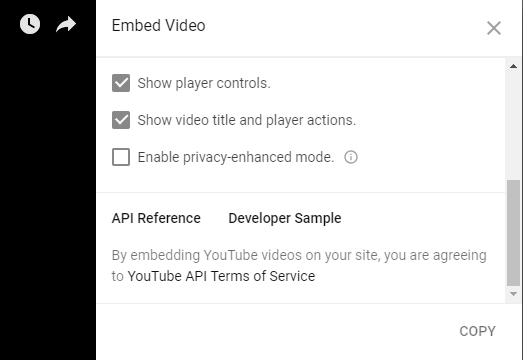 Youtube, enhanced privacy mode