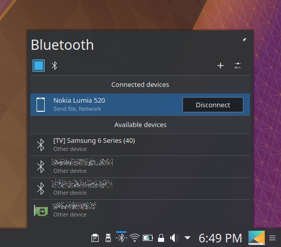 BT works, bogus message