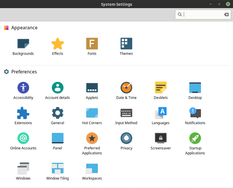 System settings, new fonts, legible now