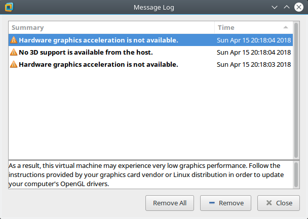 No 3D support for old system