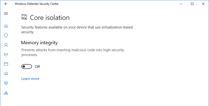 Core isolation, details