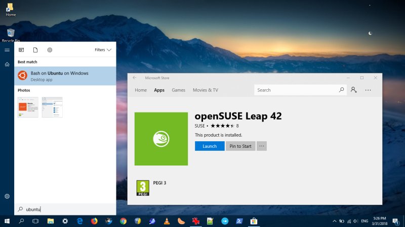 OpenSUSE installed