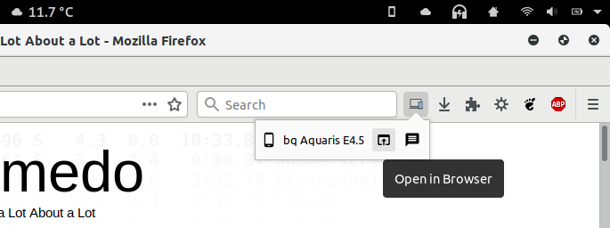Browser integration works