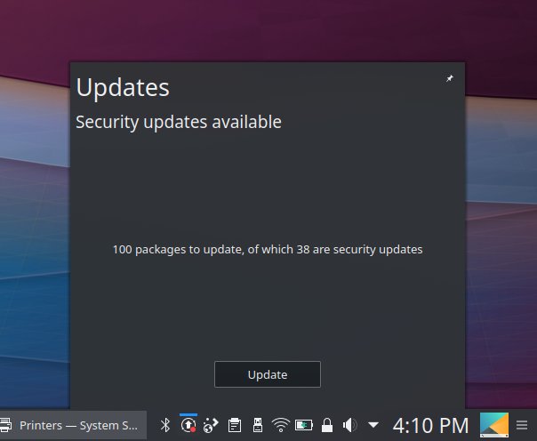 Update notifications