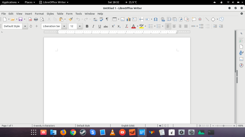 Office 2013 theme in use