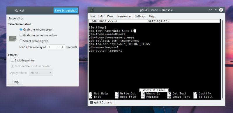 GTK-3.0 font size fix