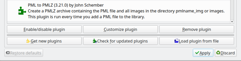 Plugins, install