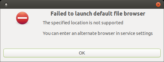 Bluetooth browsing error