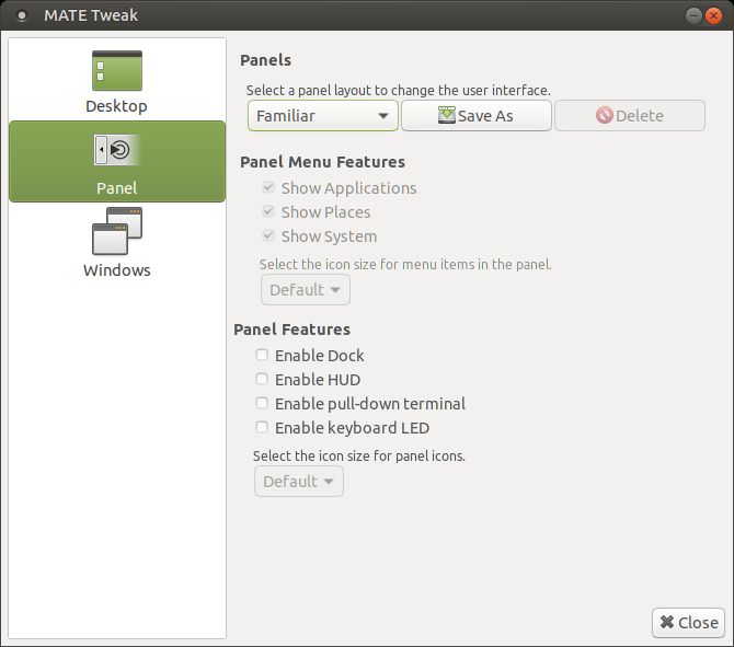 MATE Tweak