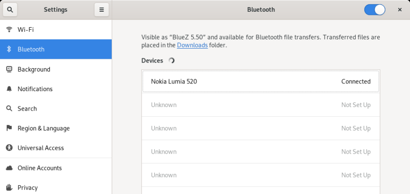 Bluetooth works