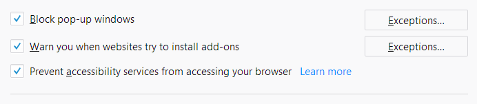 Acessibility services