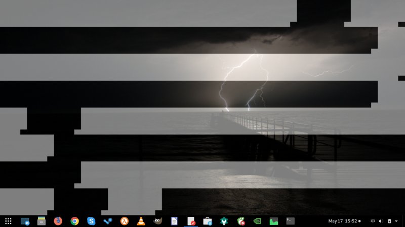 Garbled screen after resume