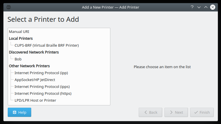 Printing, no Samba